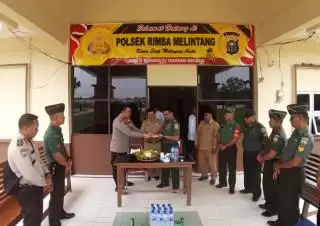 'Harmoni' Polri dan Forkopimcam Rimba Melintang di HUT Bhayangkara ke 77