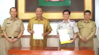 Hindari Konflik Pertanahan, Kakan BPN Teken Nota Kesepakatan Dengan Pemkab Langkat