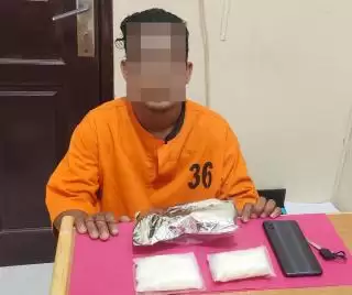 Resnarkoba Polres Pelalawan Ringkus 1 Bandar Sabu dan 2 lagi DPO