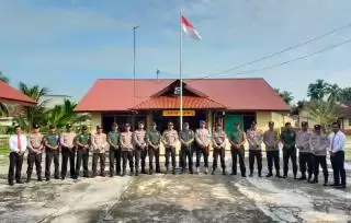 Polsek Merbau dan Koramil Apel Bersama Bangun Sinergitas dan Integritas