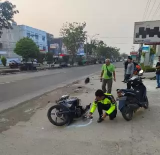 Laka Maut di Jalan Hang Tuah, Pengendera Motor Tewas di Rumah Sakit