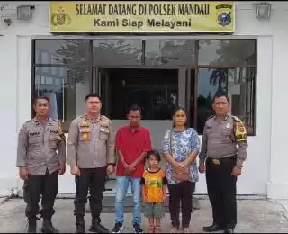 Kapolsek Mandau Lepas 2 Warga Operasi Bibir Sumbing Sempena 32 Tahun AKABRI 1991