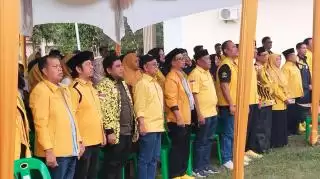 Golkar DPD II Pelalawan Lepas Caleg, Optimis Menang di Pileg Dan Pilpres 2024