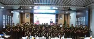 Didampingi Wakajati Sumut M Syarifuddin SH MH,  Kajatisu Idianto SH MH Buka Rakerda Tahun 2023