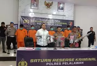 Polres Pelalawan Ungkap Tiga Kasus Menonjol di Penghujung 2023