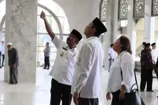 Wali Kota Binjai Tinjau Progress Pembangunan Masjid dan Al-Quran Center