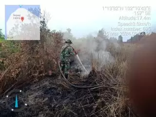 Diduga Sengaja Bakar 7 Hektar Lahan, Empat Orang Diringkus Polisi