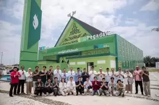 Pegadaian Resmikan Masjid Al Hikmah di Rest Area Tol Permai, Yuk Intip Keindahannya