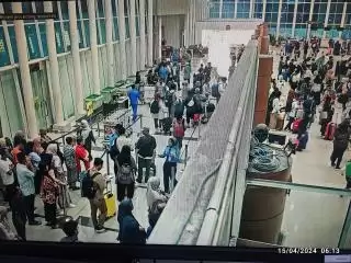 13.751 Penumpang Padati Bandara SSK II Pekanbaru Saat Puncak Arus Balik