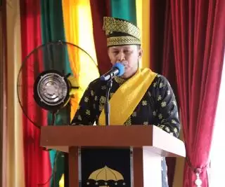 Petuah Wabup Rokan Hulu di Prosesi Adat Jalang Monjalang Mamak Ujung Batu