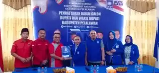 Bupati Pelalawan Daftar Bakal Calon Bupati ke Lima Parpol