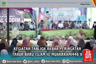 Tabligh Akbar 10 Muharam, Sukiman Seru Masyarakat Tingkatkan Kepedulian Sosial Antar Warga