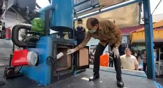 Tiga Kurir Ditangkap, Hampir 11 Kg Sabu Hasil Tangkapan di Perairan Dumai Dimusnahkan