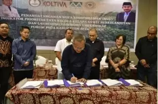 KOLTIVA Dukung Pemerintah dan 10 Mitra Pembangunan Teken MoU Tata Kelola Sawit Berkelanjutan 2024-2026