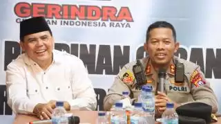 Cooling System, Kapolres Kepulauan Meranti Ajak DPC Gerindra Jaga Kamtibmas Jelang Pilkada