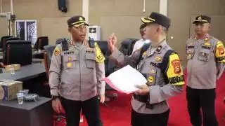 Polres Kepulauan Meranti Gladi Kesiapan Pelantikan Anggota DPRD Periode 2024-2029