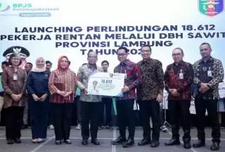 Menyala! Total 18.612 Pekerja Sawit Disubsidi Masuk Program Jamsostek di Lampung