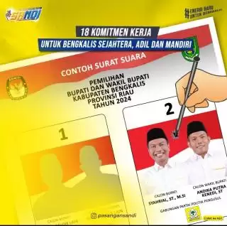 Untung Syahrial-Andika Maju, Demokrasi Hidup Masyarakat Punya Pilihan