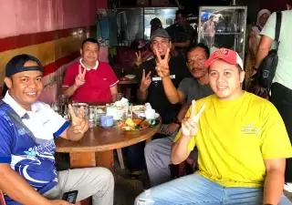 Cabup Inhu Nomor Urut 2 'Nongki' Jemput Aspirasi