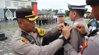 AKBP Kurnia S Serukan Tertib Aturan Berlalu Lintas Saat Berkampanye