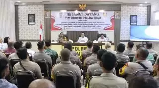 Sosialisasi Peran dan Netralitas Polri Pilkada di Polres Kepulauan Meranti