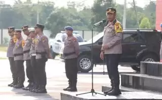 Pimpin Apel Pagi, Kapolres Kepulauan Meranti: Personel Jaga Netralitas