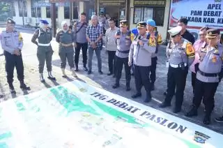 Cek Kesiapan, Polres Kepulauan Meranti Gelar Apel Kesiapan dan Gladi Pengamanan Debat Publik