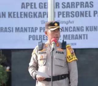 Di Apel Pagi, AKBP Kurnia S Pastikan Personel Siap Laksanakan PAM TPS Pilkada 2024