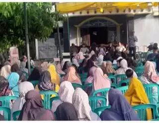 Kampanye Dialogis di Tambusai Batang Dui, Paslon Nomor Urut 2 Paparkan  Program Rp100 Juta Per RT