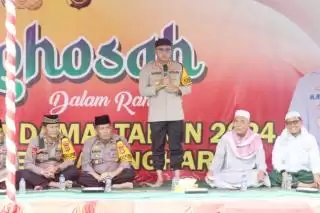 Istigasah Bersama Santri Ponpes Zulhijjah, Kapolres Singgih: Insya Allah Pilkada Batang Hari Dapat Pemimpin Amanah