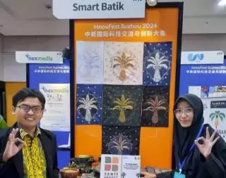 Batik Sawit Ramah Lingkungan Go Internasional Ikuti InnovFest Suzhou 2024 di China