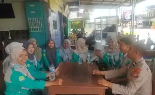 Satbinmas Polres Kepulauan Meranti Cooling System Ajak Masyarakat Jaga Kamtibmas