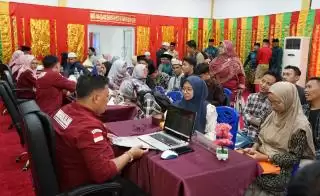 Tiba di Mandau, Para Kafilah MTQ ke 49 Tingkat Kabupaten Bengkalis Daftar Ulang