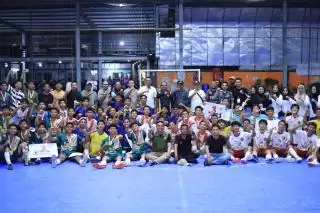 Wow! Tebingtinggi Juara 1 Cabor Futsal dan Badminton Bupati Cup 2024
