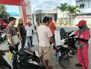 Cegah Aksi Penimbunan BBM Subsidi, Satreskrim Polres Kepulauan Meranti Cek SPBU
