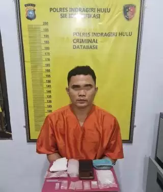 Bisnis Sabu, Reskrim Polsek Batang Cenaku Ciduk Eks Sekuriti Korporasi Sawit