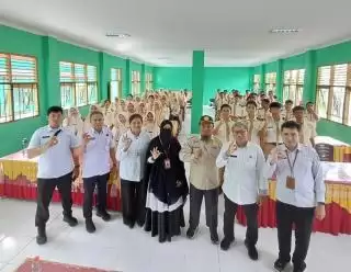 Disbun Bengkalis Goes to School, Sosialisasi Beasiswa SDM Perkebunan Sawit di SMAN 1 Bukit Batu