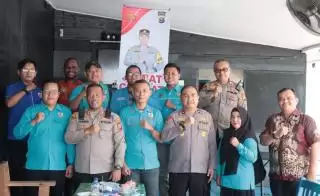 Kapolres Kepulauan Meranti 'Jumat Curhat' Bersama KNPI