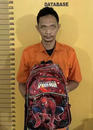 Resnarkoba Polres Inhu Ungkap Kasus Sabu Seberat 109,92 Gram Ngumpet di Tas 'Spidermen''