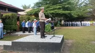Kanit Lantas Polsek Rengat Barat Ingatkan Pelajar Tertib Berlalu Lintas