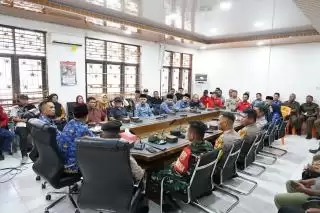Rakor Soal Sampah dan Penertiban PKL di Kecamatan Mandau