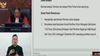 Hakim MK ke KPU Siak: Lakukan Coblos Ulang di 3 TPS