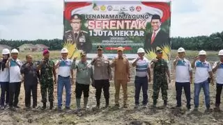 Dukung Ketahanan Pangan Nasional, Penanaman Jagung Serentak 1 Juta Hektare Dimulai