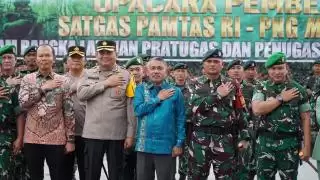 Penugasan Satgas Pamtas RI-PNG, 450 Prajurit Yonif 100/PS Ditugaskan ke Papua