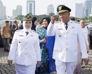 Awal Pengabdian untuk Langkat Sejahtera, Bupati dan Wabup Langkat Resmi Dilantik Presiden Prabowo di Istana