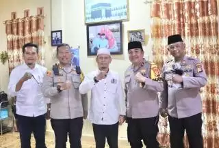 Jaga Kondusifitas, Kapolres Kepulauan Meranti Jalin Silaturahmi Tokoh Agama