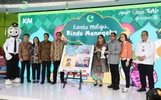 KAI Dukung Kemajuan IK dan IP Lokal Melalui Livery Idul Fitri di Kereta Api