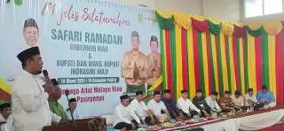 Bupati Inhu, Gubri, dan LAMR Bahas Pembangunan di Bukber Bersama