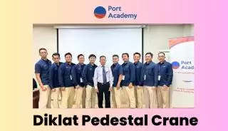 Pelatihan dan Sertifikasi Operator Pedestal Crane: Port Academy dan PT Pusri Wujudkan SDM Unggul