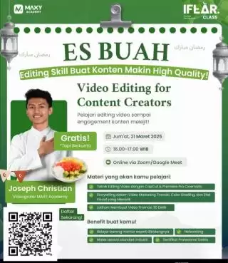 Maxy Academy Dorong Kreator Konten Kuasai Editing Video Lewat Workshop Interaktif Gratis